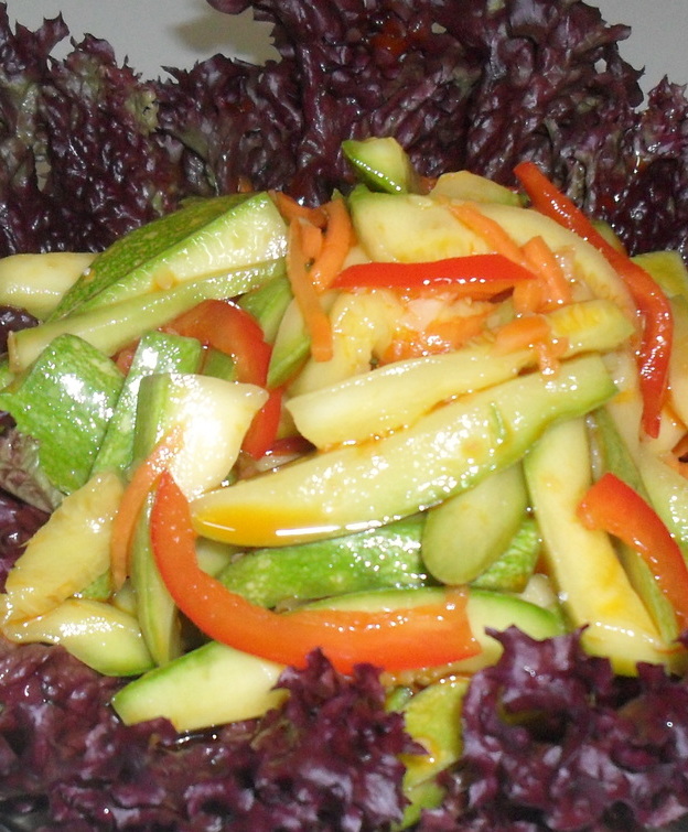 Кабачки по-корейски 