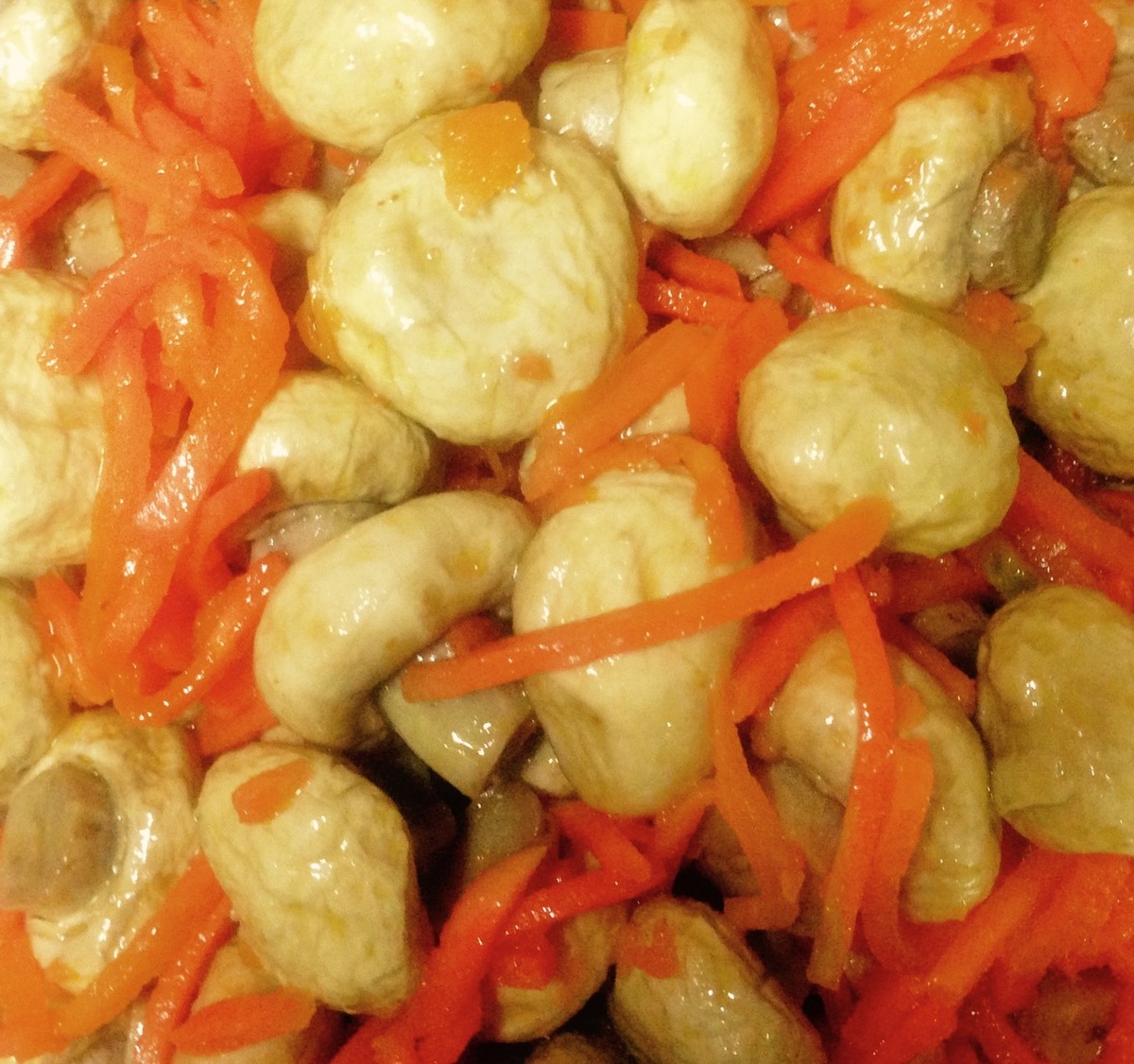 Шампиньоны по-корейски 